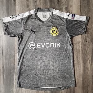 BVB Grey Marco Reus Puma Third Jersey Large 2017/18 Authentic Dortmund Size M